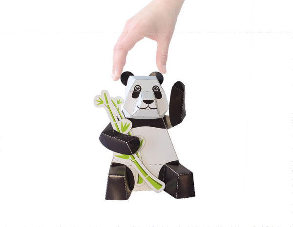 Panda paper craft templates