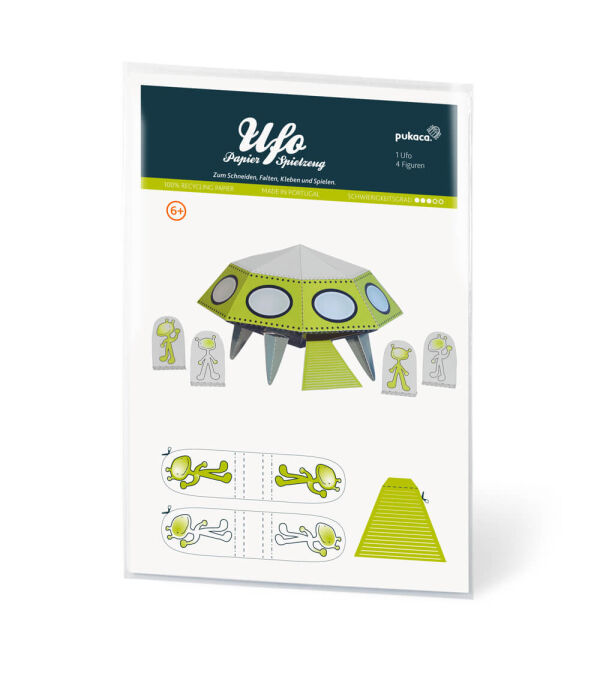 UFO paper craft sheet