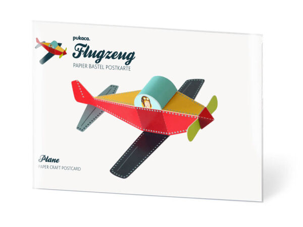 Diseño de tarjetas postales de avión
