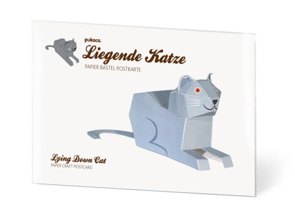 Gato acostado Tarjetas postales diseñadas por usted mismo