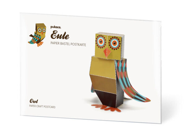 Designing owl postcards yourself
