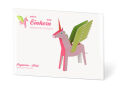 Las postales rosas de Unicornio se diseñan por ti...