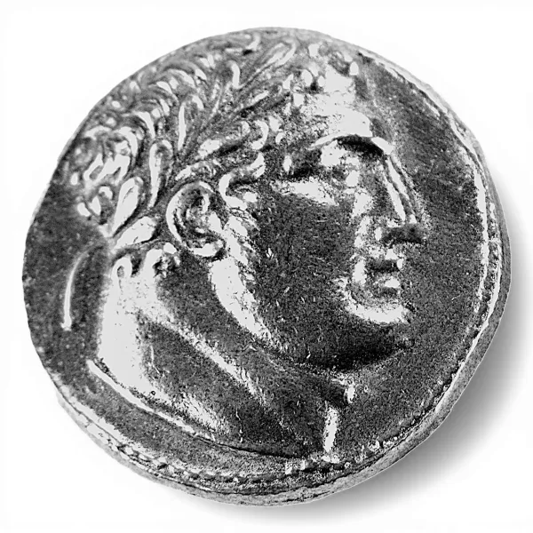 Réplica de la moneda del siclo de Tiro - La moneda de Judas
