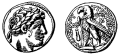 Tyrian shekel coin replica - The Judas coin