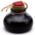 Iron gall ink 50ml - Ancient writing ink with roman seal