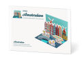 Cartes postales de bricolage de diorama dAmsterdam, ville de musée importante