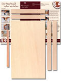 Tablero de cera artesanal Oplontis, tablero individual 19x11cm, material didáctico creativo con estilete de madera para proyecto romano semana