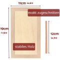 Wax board craft set Oplontis, single board 19x11cm, creative teaching material with pens for project week RÃ¶mer
