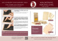 Wachstafel Bastel-Set Oplontis, Einzeltafel 19x11cm, Kreativ Unterrichtsmaterial mit Holzgriffel für Projektwoche Römer