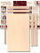 Wachstafel Bastel-Set Oplontis, Einzeltafel 19x11cm, Kreativ Unterrichtsmaterial mit Griffelholz für Projektwoche Römer