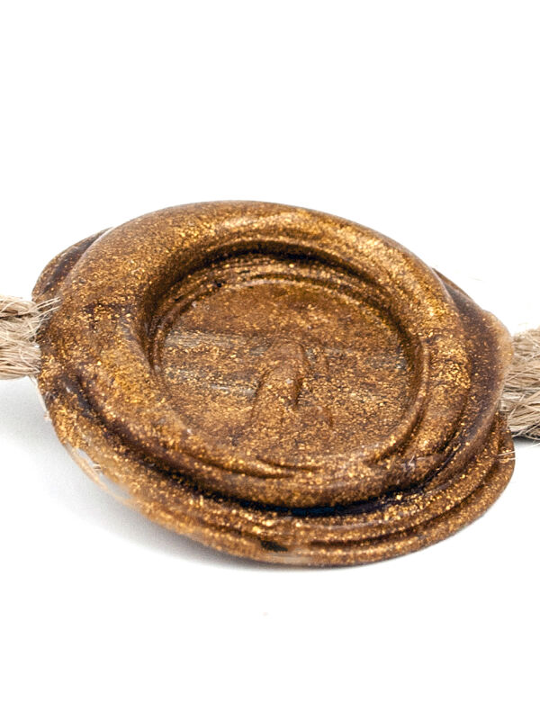 Wax seal with seal stamp Gold - genuine ring seal