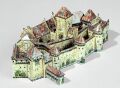 Templates Chillon Castle, cardboard model making