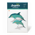 Delphine Groß Papier Spielzeug Meerestiere