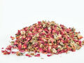 Rose petals - red roses 50g - real leaves