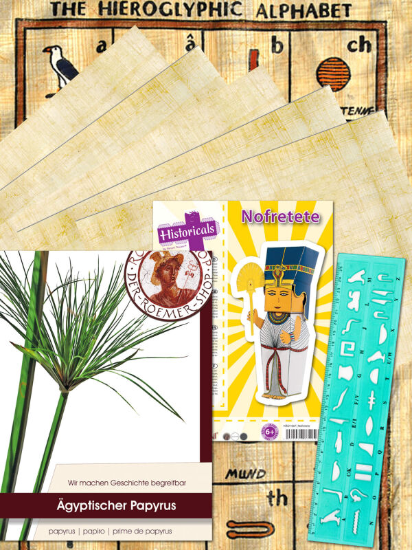 Conjunto Creativo de Papiro de Egipto Faraón