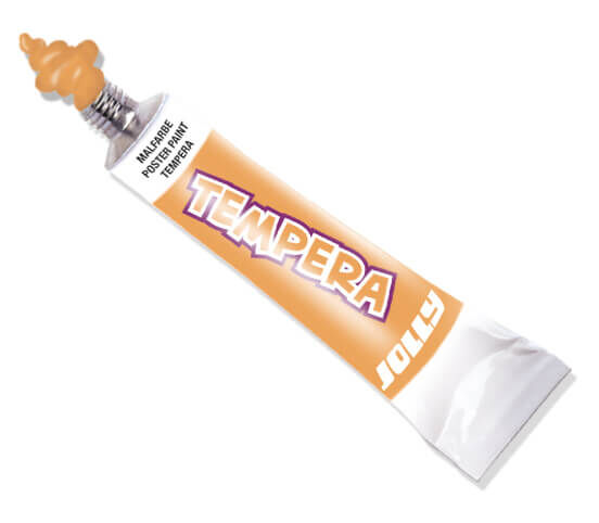 Tempera paint 7.5ml 202 ochre yellow