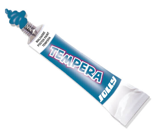 Peinture à tempera 7,5ml 703 Bleu cyan