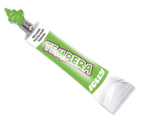 Tempera paint 7.5ml 802 Yellow green