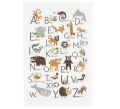 Poster Alphabet Tiere