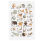 ABC Poster Tiere, Bilder Poster, Braun