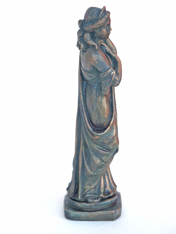 Statue Venus - Aphrodite, bronzed, 15,5cm, Roman Greek goddess of love and beauty
