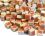 Azulejos de mosaico mini mosaico de salmón esmaltado, 5 x 5 x 3 mm, aprox. 250 piezas,Salmón salvaje
