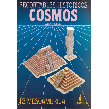 Bastelbogen antike Bauwerke Mesoamerikanisch