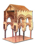 La artesanía se inclina hacia los edificios antiguos del Islam medieval