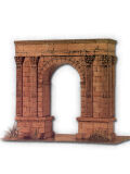 Craft arch ancient buildings Rome triumphal arch