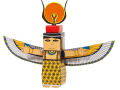 Plantilla de artesanía Egipto Dioses del Nilo, conjunto de artesanía egipcia