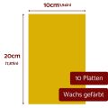 Wachsplatten Goldgelb 5er Set für Wachstafeln