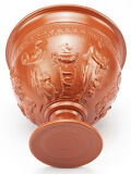 Mug dancer / bacchante, terra sigillata, roman drinking cup