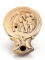 Oil lamp gladiators Decivus - Baebivs