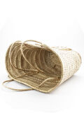 Carrying basket made of palm fronds from Bar Kochba