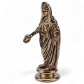 Bronzestatuette Genius, persönlicher römischer Schutzgeist, Lararium Replik 7cm