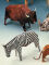Schreiber-Bogen, Tiere für die Arche Noah 12 Stück, Kartonmodellbau, Papiermodell, Papercraft, DIY Papier Basteln