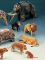Writer sheet, animals for Noahs Ark 12 pieces, cardboard model making, paper model, papercraft, DIY paper crafting