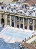 Schreiber bow, St. Peters Basilica in Rome, cardboard model making, paper model, papercraft, DIY paper crafting
