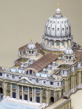 Schreiber-Bogen, Basílica de San Pedro en Roma, fabricación de modelos de cartón