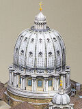 Schreiber-Bogen, St. Peters Basilica in Rome, cardboard model making