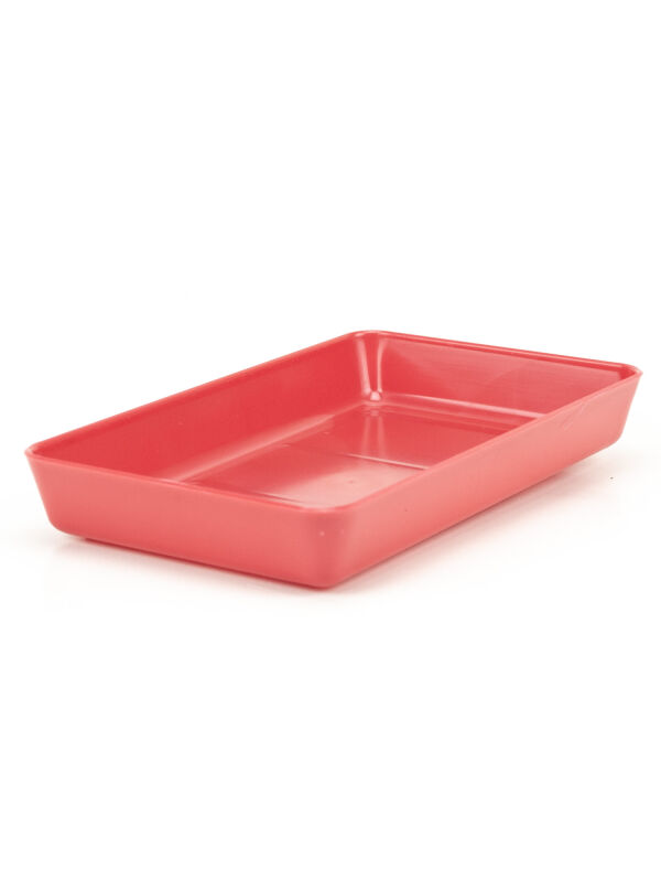 Material tray red, 18x10cm