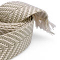 Cinturón de algodón Grado Pez - Beige Natural