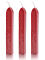 Sealing wax red - 3 sticks of real wax for sealing stamps