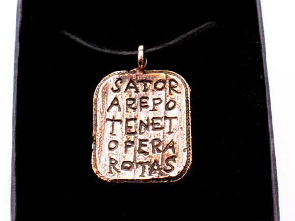 Pendant Sator, Bronze, Sator Arepo Tenet Opera Rotas
