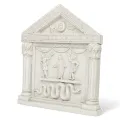 Relief Lararium Haus der Vettier, Pompeji-Hauskult mit Lares und Genius, Wandrelief Replik 30x28cm