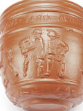 Cup Priscus Gladiators, Roman drinking vessel with relief decoration