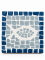 Plantilla de pintura de mosaico mosaico religión Ictus - pez 10x10cm - set de 3