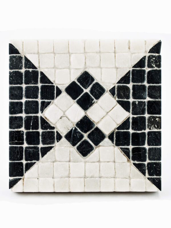 Mosaik Mal-Vorlage Malmosaik Mosaikfliese Geometrie II Quadrat - 10x10cm - 3er Set