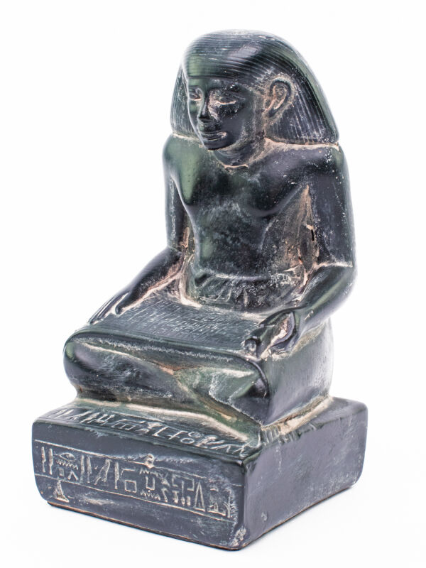Schreiberstatue - altägyptische Beamtenfigur - Replik