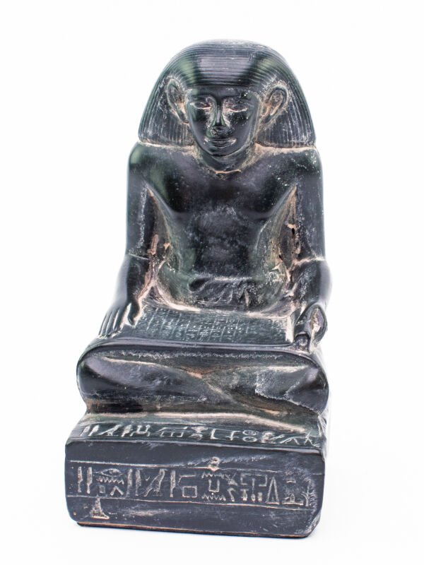 Statue scribe in ancient Egypt, Egyptian sculpture replica
